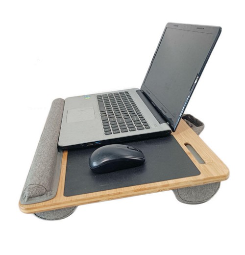 WDF Hot Sale Portable Laptop bed tray table Stand PC Stands Lap Desk Laptop Tray With Cushion foam