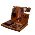 Multifunctional Solid Wood Mobile Phone Stand Base Desktop Stand Watch Key Headset Holder Wooden Storage Rack Expansion Stand