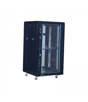 Hot Selling 19 inch data center 18u 600*1000*1000 floor standing server rack with shelf 18u floor standing network cabinet