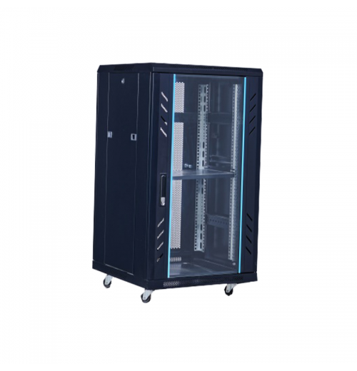 Hot Selling 19 inch data center 18u 600*1000*1000 floor standing server rack with shelf 18u floor standing network cabinet