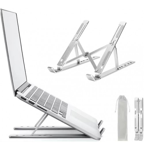 Aluminum Laptop Stand Detachable Computer Stand Riser Holder Notebook Stand Compatible for laptop More 10-15.6"