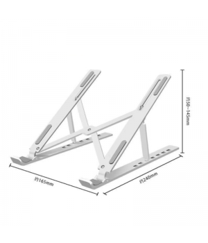 Desk PC Computer Folding Vertical Laptop Stand ABS Adjustable Laptop Stand Holder