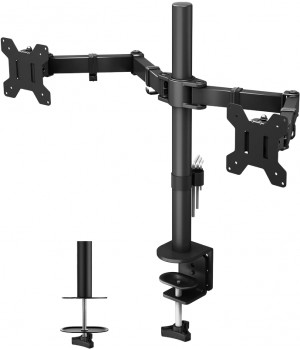 MICRON Monitor Stand Arms Mount Dual Monitor Arm Mount Computer Monitor Bracket Support Desk Mount Stand