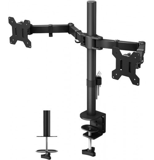 MICRON Monitor Stand Arms Mount Dual Monitor Arm Mount Computer Monitor Bracket Support Desk Mount Stand