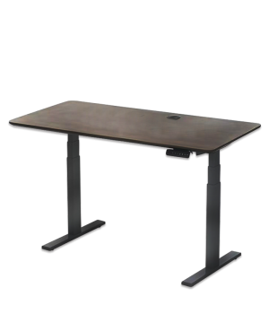 Retractable computer desk adjustable height Sitting type Dual motor height variation electric lifting stand up desk