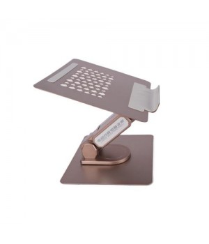 Standing Laptop Stand For Desk Metal Portable Rotatable Laptop Stand Folding Laptop Notebook Computer Holder