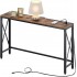 Console Table with Power Outlet, Narrow Sofa Table computer pc desk factory supply