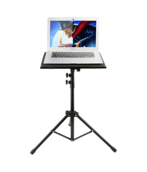 Adjustable Portable Notebook Computer Tripod Stand New Foldable DJ Equipment Floor Stand with Laptop Projector Mounts