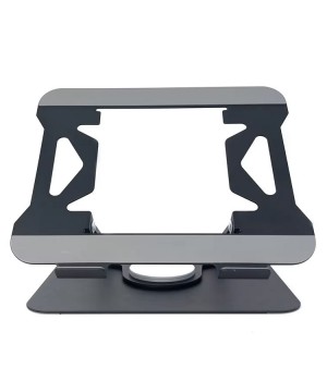 Black color Table Laptop stand with openwork design