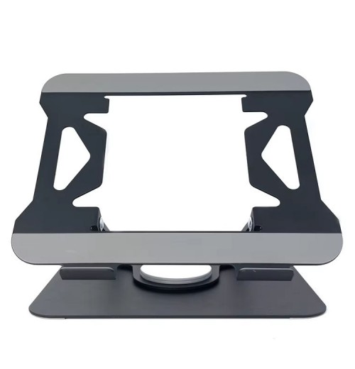 Black color Table Laptop stand with openwork design