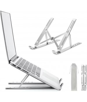 Laptop Stand Folding Vertical Lift Tablet Aluminum Alloy Computer Stand Portable Desktop Monitor Holder for Macbook for Xiaomi