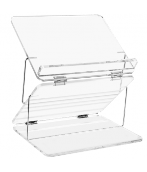 Hot selling Transparent Acrylic Foldable Computer Stand Acrylic Display Rack Acrylic Tabletop Shtender