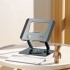 2024 New design laptop stand foldable notebook computer holder bracket metal 360 rotating aluminum laptop stand for home office