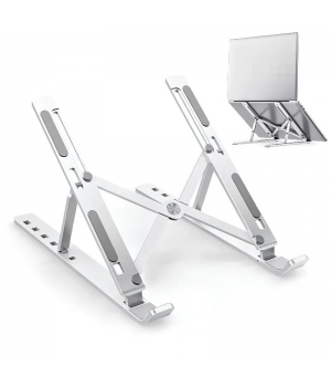 Niye Laptop Stand for Desk Ergonomic 6-Levels Angles Adjustable Computer Stand Portable Laptop Stand