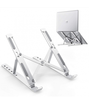 factory best selling foldable portable adjustable desk aluminum laptop stand computer mount holder for bed