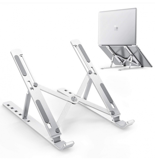 factory best selling foldable portable adjustable desk aluminum laptop stand computer mount holder for bed