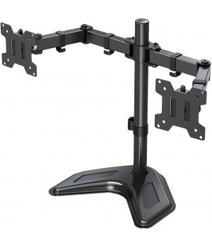 US Warehouse Monitor FreeStanding IN STOCK Up To 27 inches Dual Monitor Bracket Stand