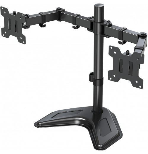 US Warehouse Monitor FreeStanding IN STOCK Up To 27 inches Dual Monitor Bracket Stand