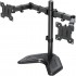 US Warehouse Monitor FreeStanding IN STOCK Up To 27 inches Dual Monitor Bracket Stand