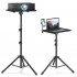 Projector Floor Tripod Stand Laptop Tripod Adjustable Height Mixer Standing Desk Outdoor Computer Desk Stand with Tray