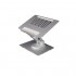 Ergonomic Height Multi Angle Adjustable Foldable Metal Laptop Stand With USB