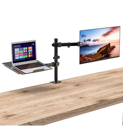 CHARMOUNT New Style Universal Dual Monitor and Laptop Stand Height Adjustable Laptop Stand Monitor Holder